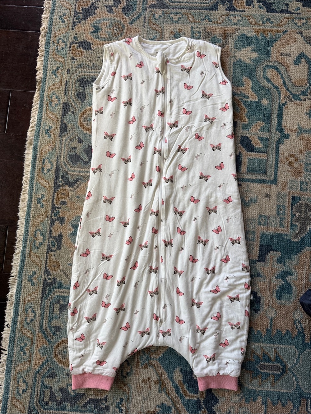 Kyte Baby Sleep Bag Walker - L - Pink Butterfly - 1.0 TOG